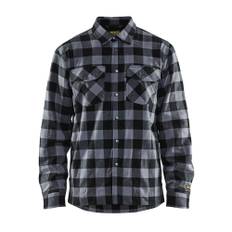 Fodrad Flanellskjorta Blåkläder | Herr - Antracit/svart - 3XL