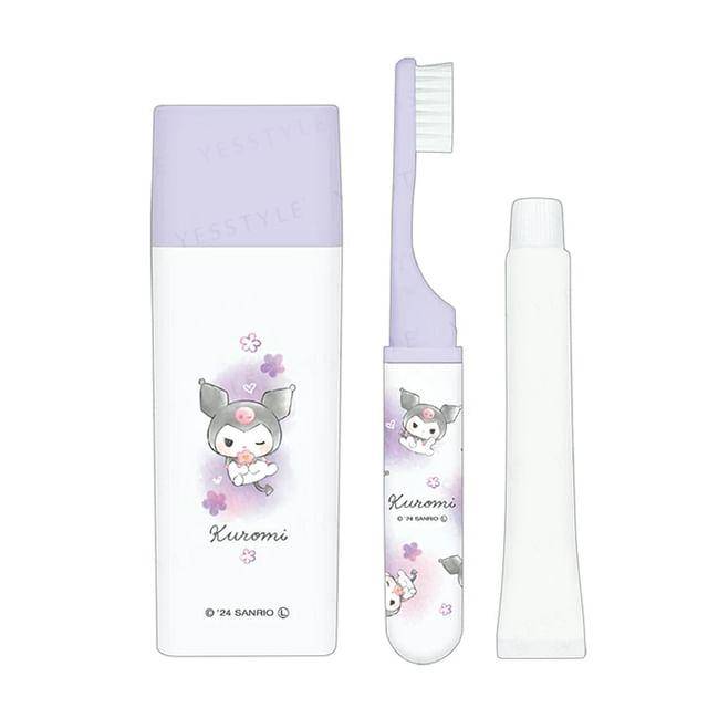 Kamio Japan - Sanrio Kuromi Fyrkantigt Tandborstningsset cm white