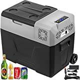VEVOR bärbar liten bilfrys 45L minibilsfrys kylskåp 45W bilkylkylare 12V kylfrys AC / DC bärbar frys bärbar fordonsbilkyl för hemmabruk och utomhusbruk