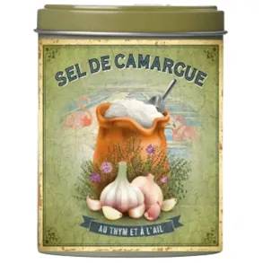 PGI Fleur de sel med timian og hvidløg fra Camargue Provence, strødåse