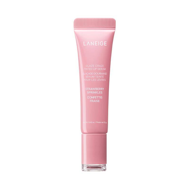 LANEIGE Glaze Craze Färgat Läppserum Strawberry Sprinkle 12g pink