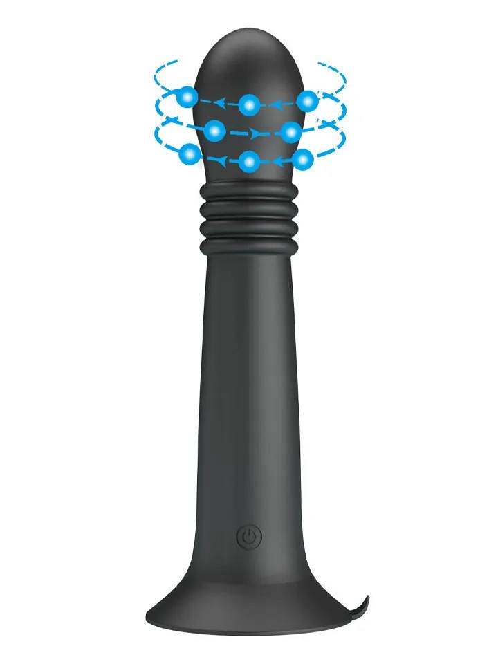 Stellan Thrusting & Rotating Wand Massager 23 cm
