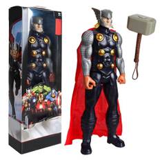 Thor Figur, Marvel Avengers Titan Hero Serie Thor, Marvel Thor Figur, Thor Action Figur 30 cm Großes Spielzeug für Kinder ab 4 Jahren Geburtstagsgeschenk (Thor), GUBOOM-S001