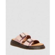 Dr. Martens Josef Nubuck Leder Slide Sandalen in Rosa, Größe: 47