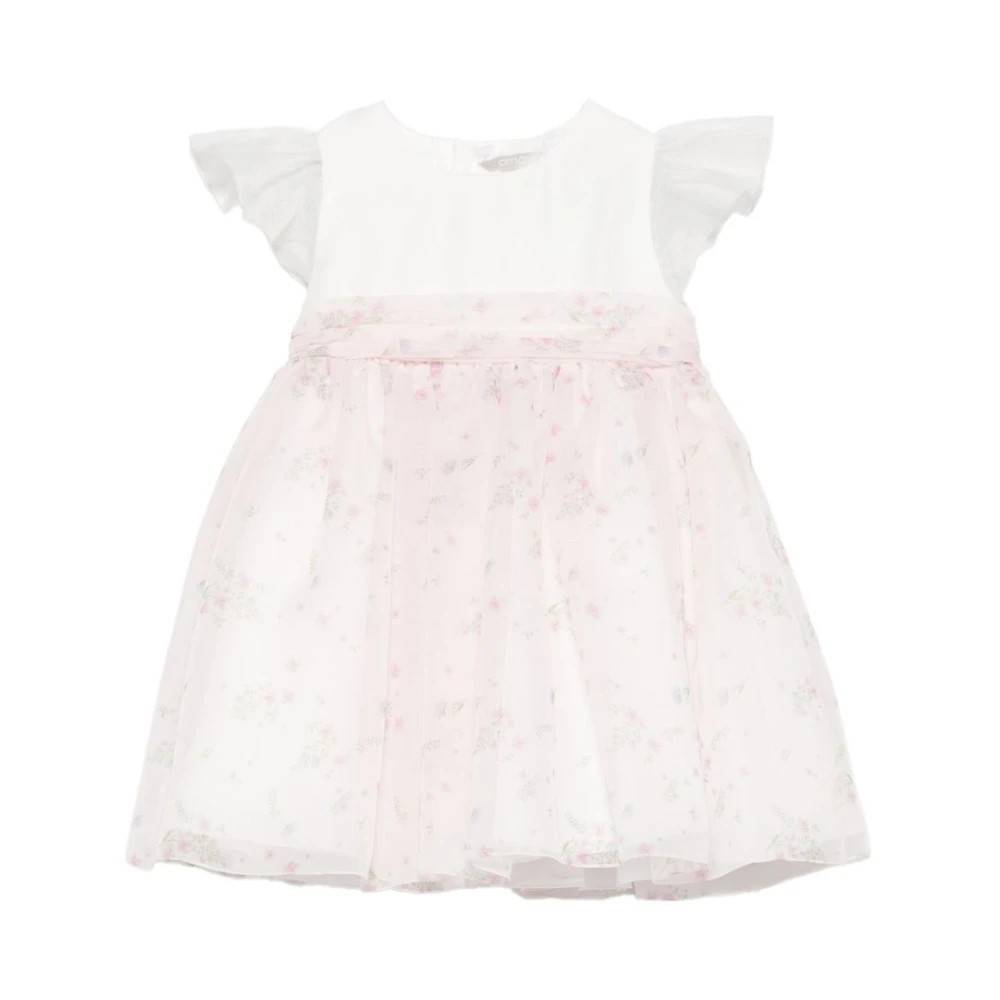 Amaya Amsterdam Blomstret festkjole - Kids - Dame - Lyserød - 86 CM -
