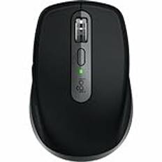 Logitech MX Anywhere 3S for Mac, kompakt trådlös Bluetooth-mus, 8 000 DPI spårning på alla ytor, diskret klick, USB-C, för MacBook Air, iMac, iPad - Space Grey