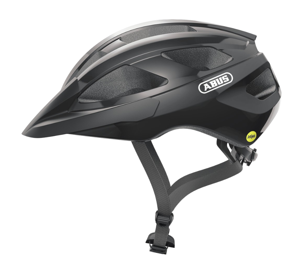 Cykelhjälm ABUS Macator MIPS - Shiny black-M (52-58 cm)