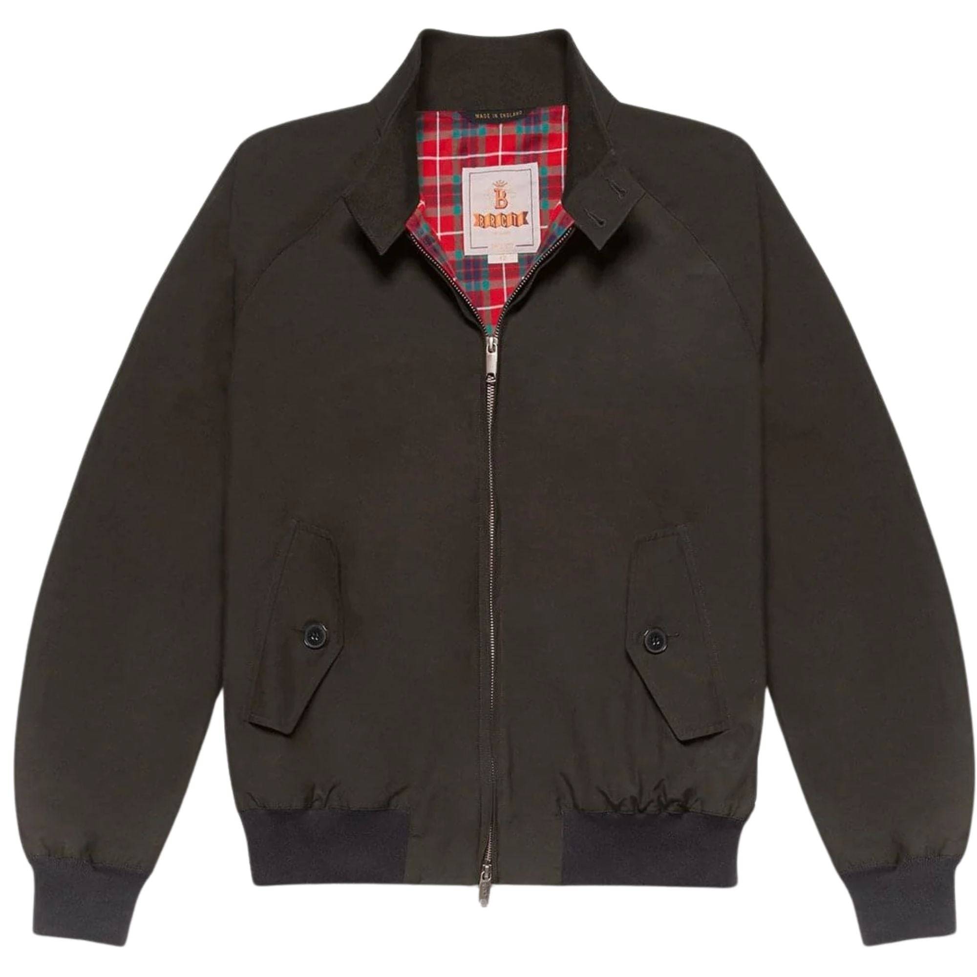 Baracuta G9 Harrington Jacket - Slate Black 38 - Brown