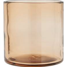 Ib Laursen Lykta Brun Cylinder Munblåst - H:12 Ø:11,5 Lyktor Från Magasin - 0008 (H:12 Ø:11,5)