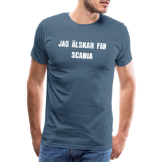 ÄLSKAR FAN SCANIA premium T-Shirt herr - steel blue / XL