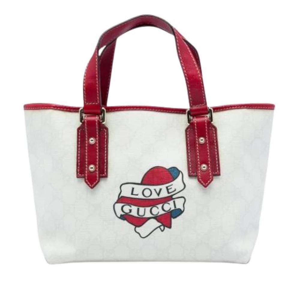 Gucci Vintage - Pre-owned Vintage Canvas Handbag Vintage - Dam - ONE Size - Läder