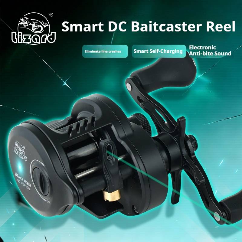 Lizard Black Myth DC Baitcasting Reel Versatile Long Cast Self‑Charging Casting Sound Micro Lure Fishing Reel Baitcaster
