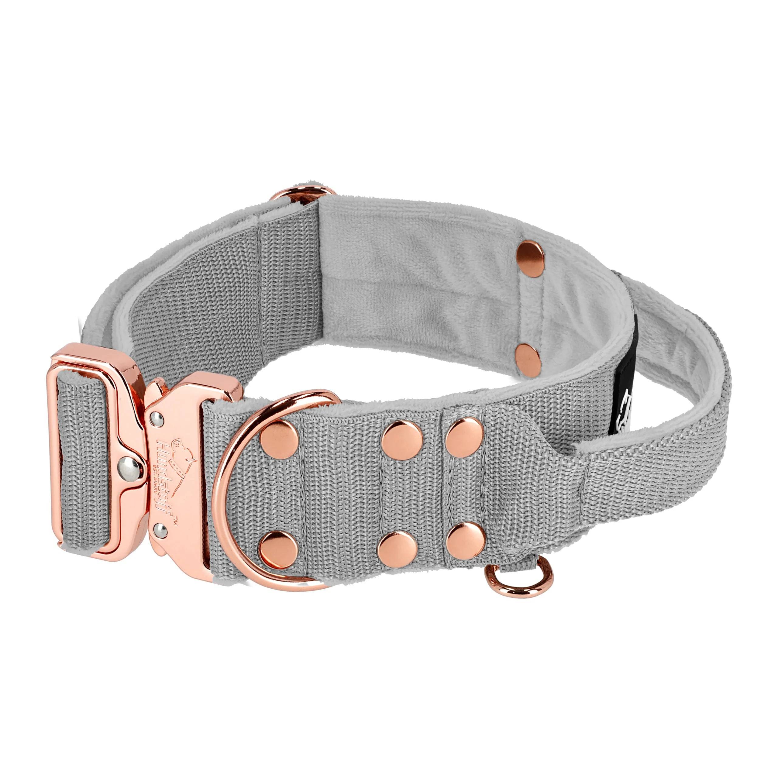 Extreme Rose Buckle Grått - Starkt och säkert halsband - Default Title