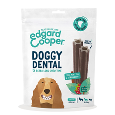 Edgard Cooper Doggy Dental Sticks M/Jordbær&Mint - Large