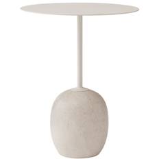 &Tradition Lato Ln8 Bord 40 Cm / Crema Diva Marble - Sofabord Marmor Ivory White - 133029A304