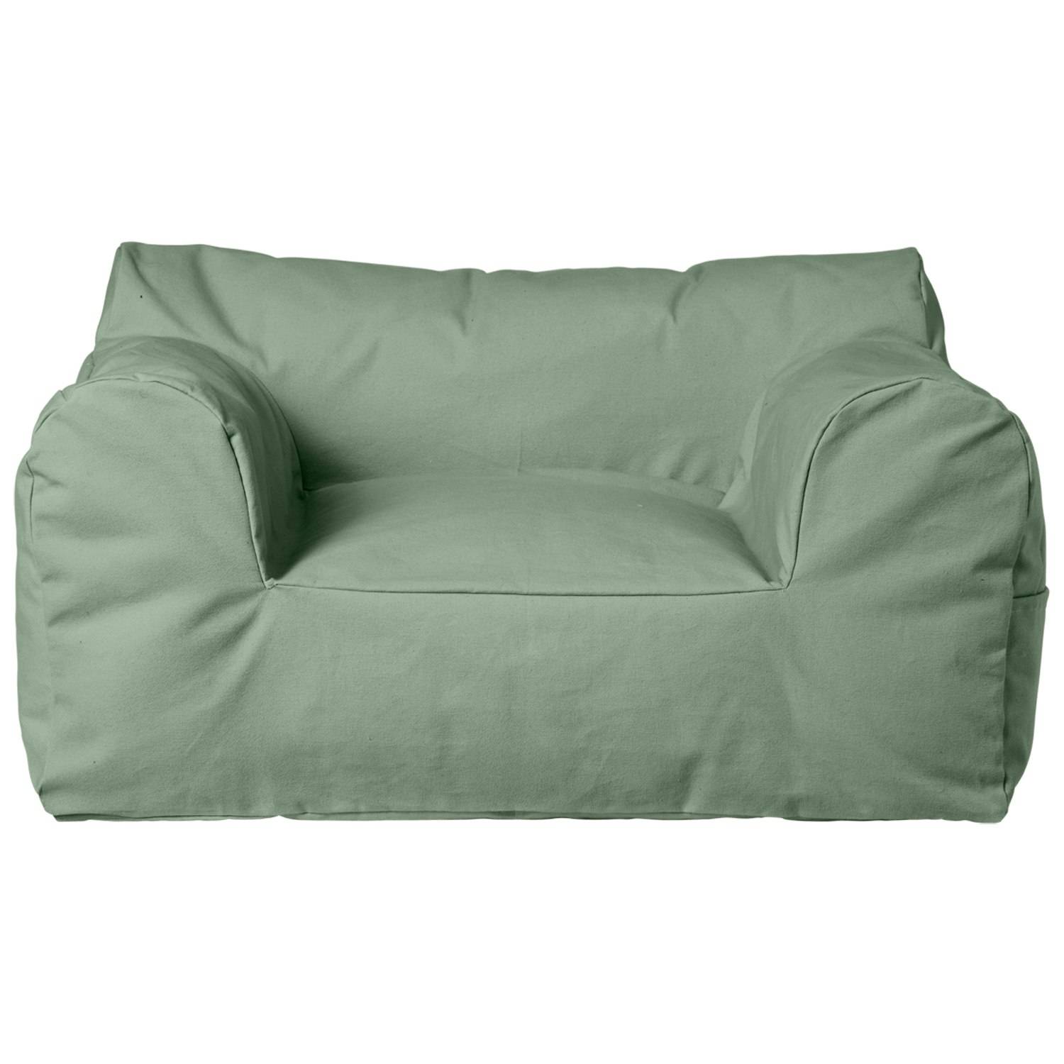 Ferm Living Billow Sittsäck Tea Green - Barnsoffor & Sittmöbler Ekologisk Bomull Tea Green - 1104272420