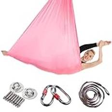 Aerial Yoga Hammock, Yoga Towels, Yoga Hammock Swing, 5M Yoga Hammock, Hanging Towel Trapeze,Pilates Aerial Dance Equipment, for Yoga Training Yoga for Sport,09,5 * 2.8m