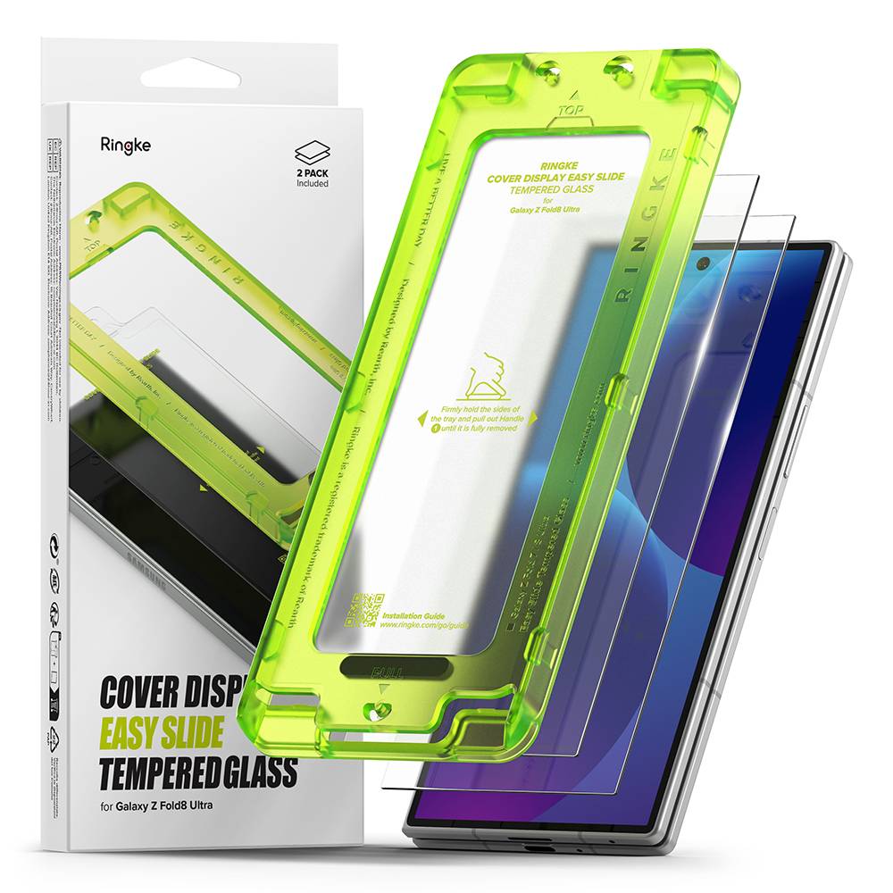 Ringke Cover Display Easy Slide Glass Samsung Galaxy Z Fold 8 Ultra (2-pack)
