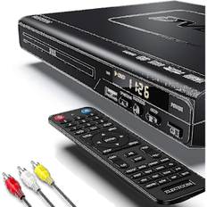 Dvd-afspillere til tv, Blu-ray-afspiller med fjernbetjening, Hdmi-kabel (inkluderer rengøringsklud) Wigslar