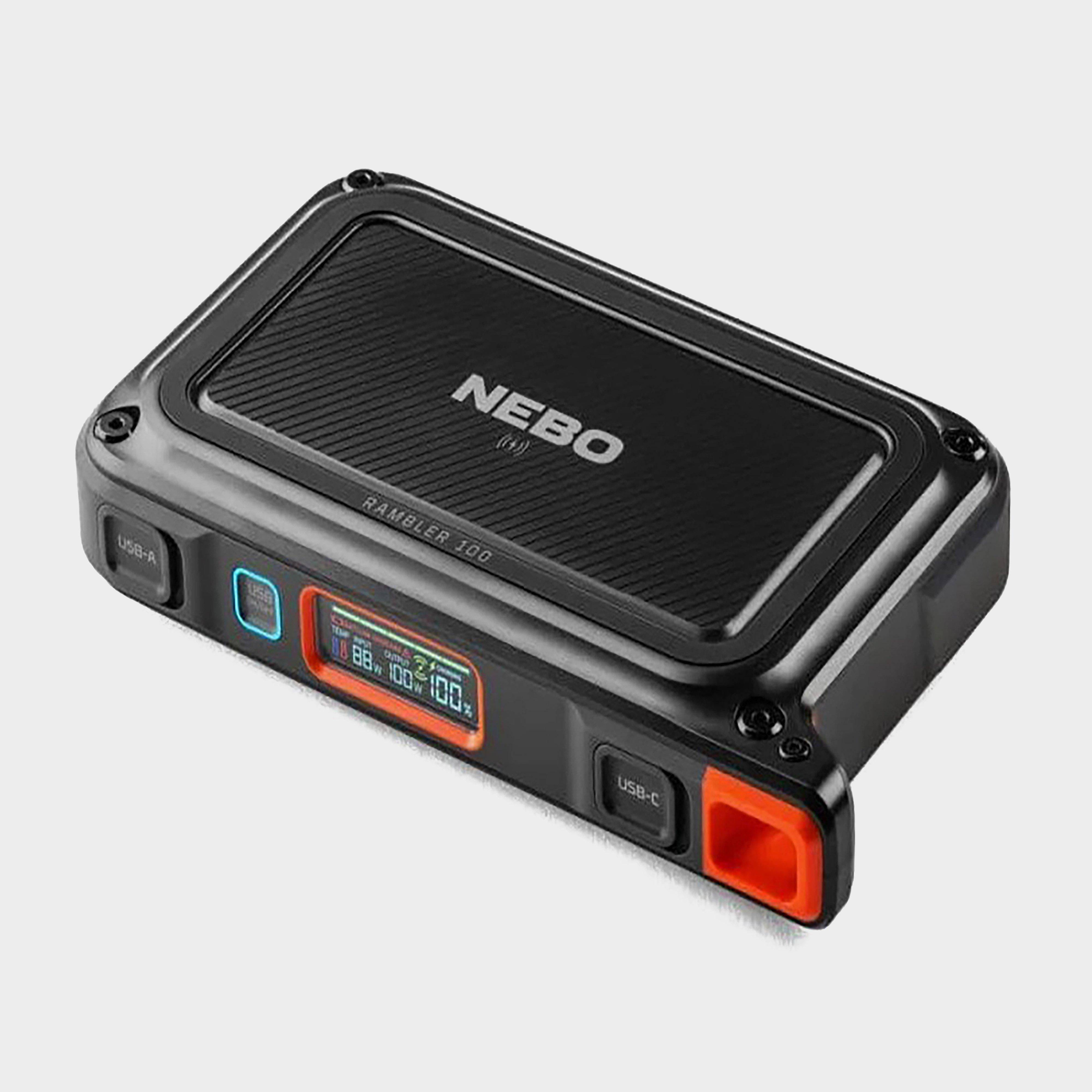 Nebo Rambler 100 Power Bank, Black