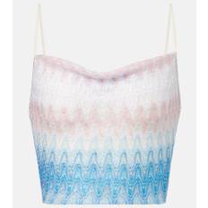 Missoni Wave cropped top - pink - S