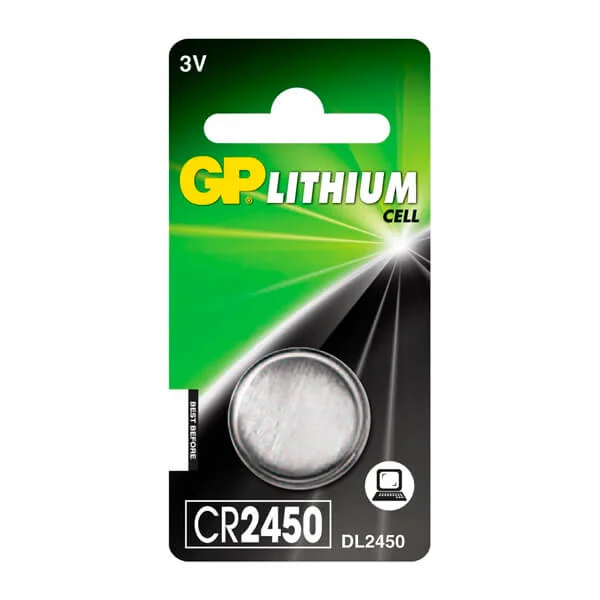 CR2450 knapcelle, GP batteries - 1 stk.