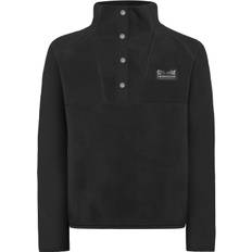 Didriksons Kids' Yokto Half Button 2 Black, 160
