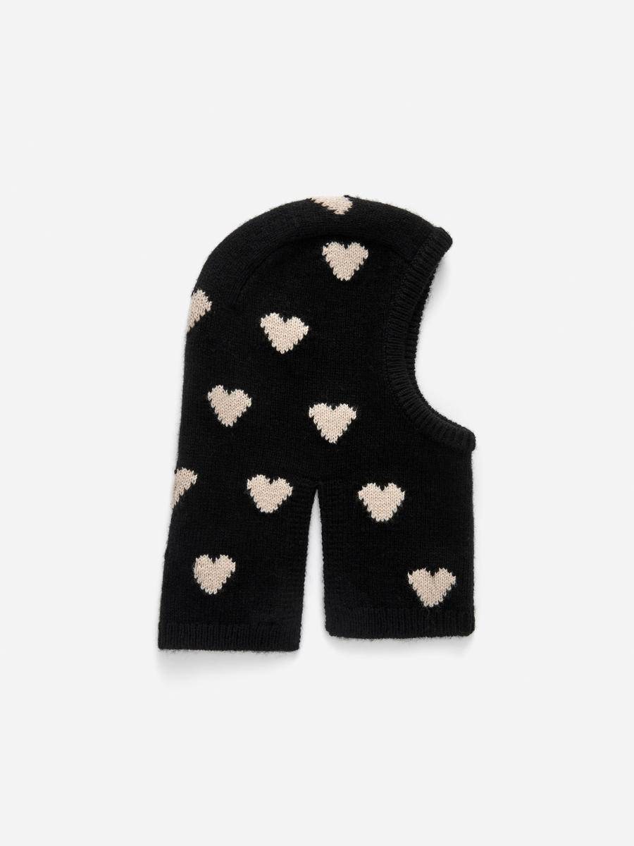 ARKET Knitted Wool Hood -Black, 62/68