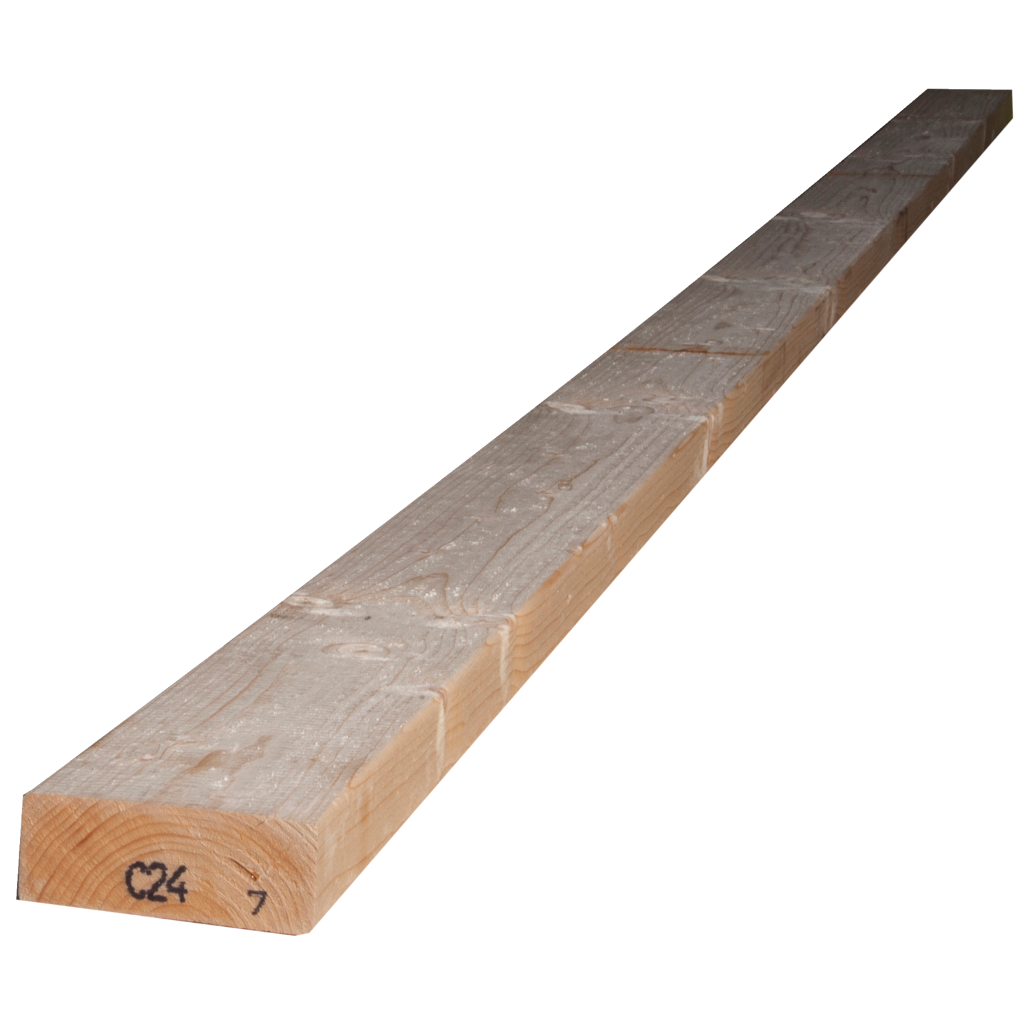 Spærtræ gran C24 47x125 mm (45x120) x 6,6 m