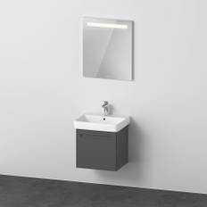 Duravit No.1 Badmöbel-Set 55cm mit Waschtisch, Spiegel, 1 Auszug und Innenschublade