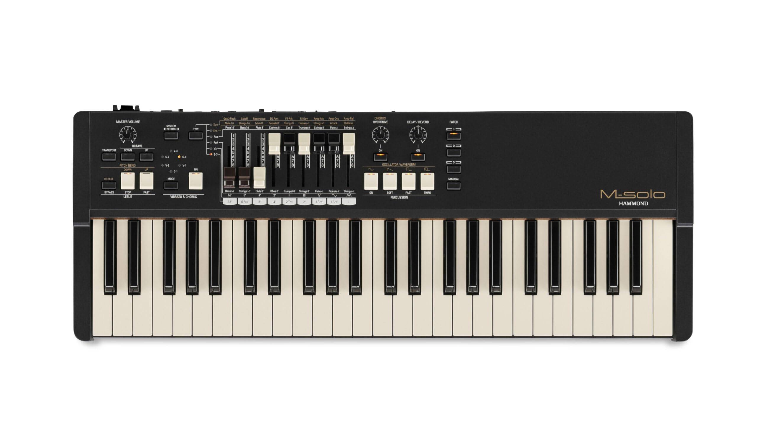 HAMMOND Drawbar Keyboard Svart M-solo svart