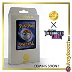 Aegislash (Durengard) 49/131 användbar Holo #myboost X Sun & Moon 6 Forbidden Light – låda med 10 engelska pokémon-kort