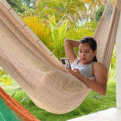 DuraSun Hængekøje - Mexicansk Net hængekøje der tåler sol og regn