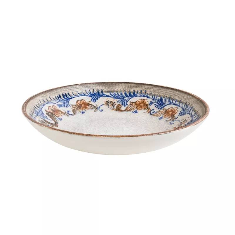 Retro Floral Bloom djup tallrik 23 diameter cm - 6 st/fp