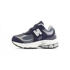 New Balance 2002 Hook & Loop Wear-Resistant Low-Top Toddler Shoes Blue Silver Infant And Toddler 25