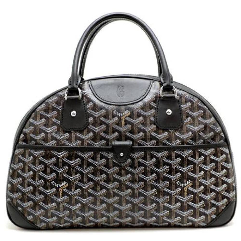 Goyard Vintage Pre-owned canvas håndtasker - Vintage - Dame - Sort - ONE SIZE - Tyl