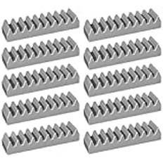 LEGO Technic NEW LIGHT GREY RACK GEAR SET Track Kit 1x4 Part Piece brick Mindstorms NXT robot robotics assortment pack ev3 motor (Pack of 10 pcs)