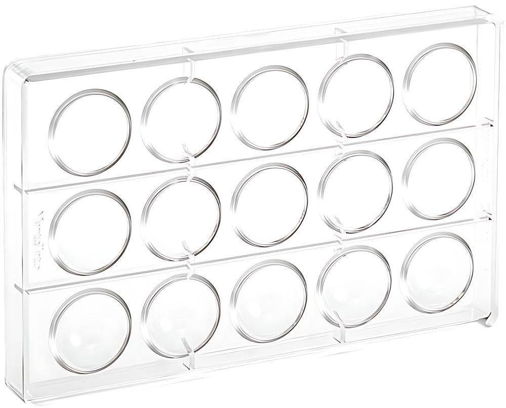 Paderno Chokoladeform til 15 stk. Rund Ø4 cm