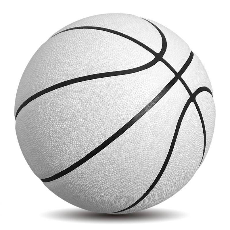 Storlek 7 Utan Logotyp Halkfri Slitstark Äkta Koskinn Basketboll för Inomhus & Cementgolv