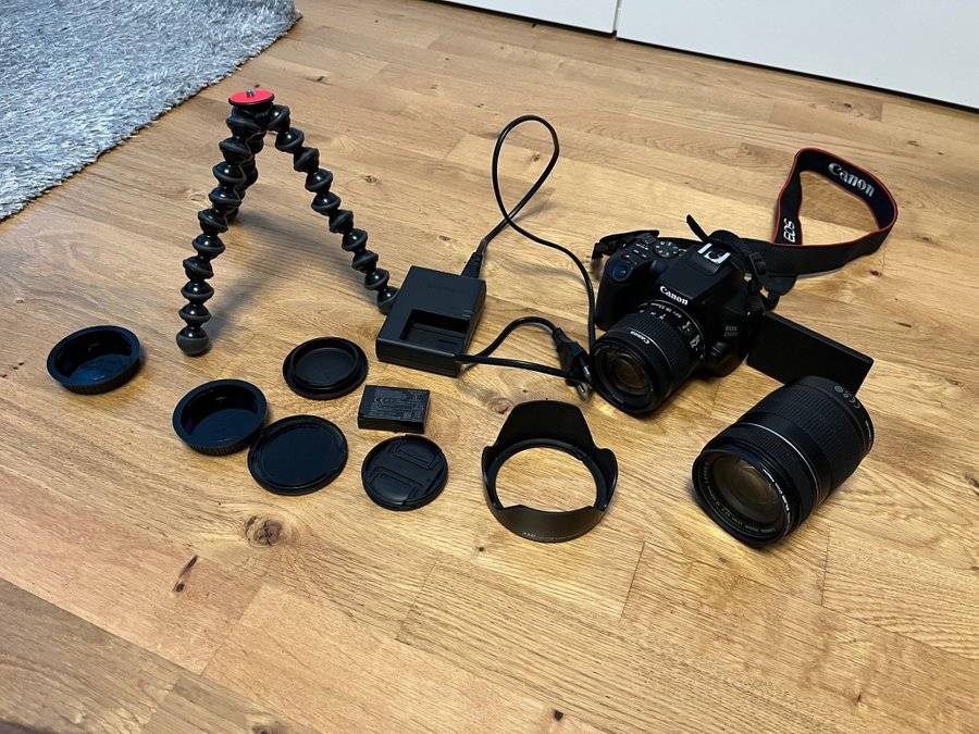 Systemkamera Canon EOS 250D använd 2 gånger
