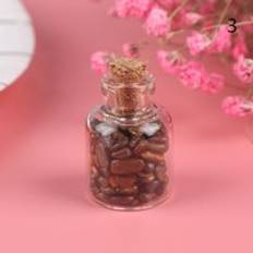 Mini glasflaskor små flaskor kork miniatyr klara glasburkar fleranvändande korkpropp önskeglas - 3