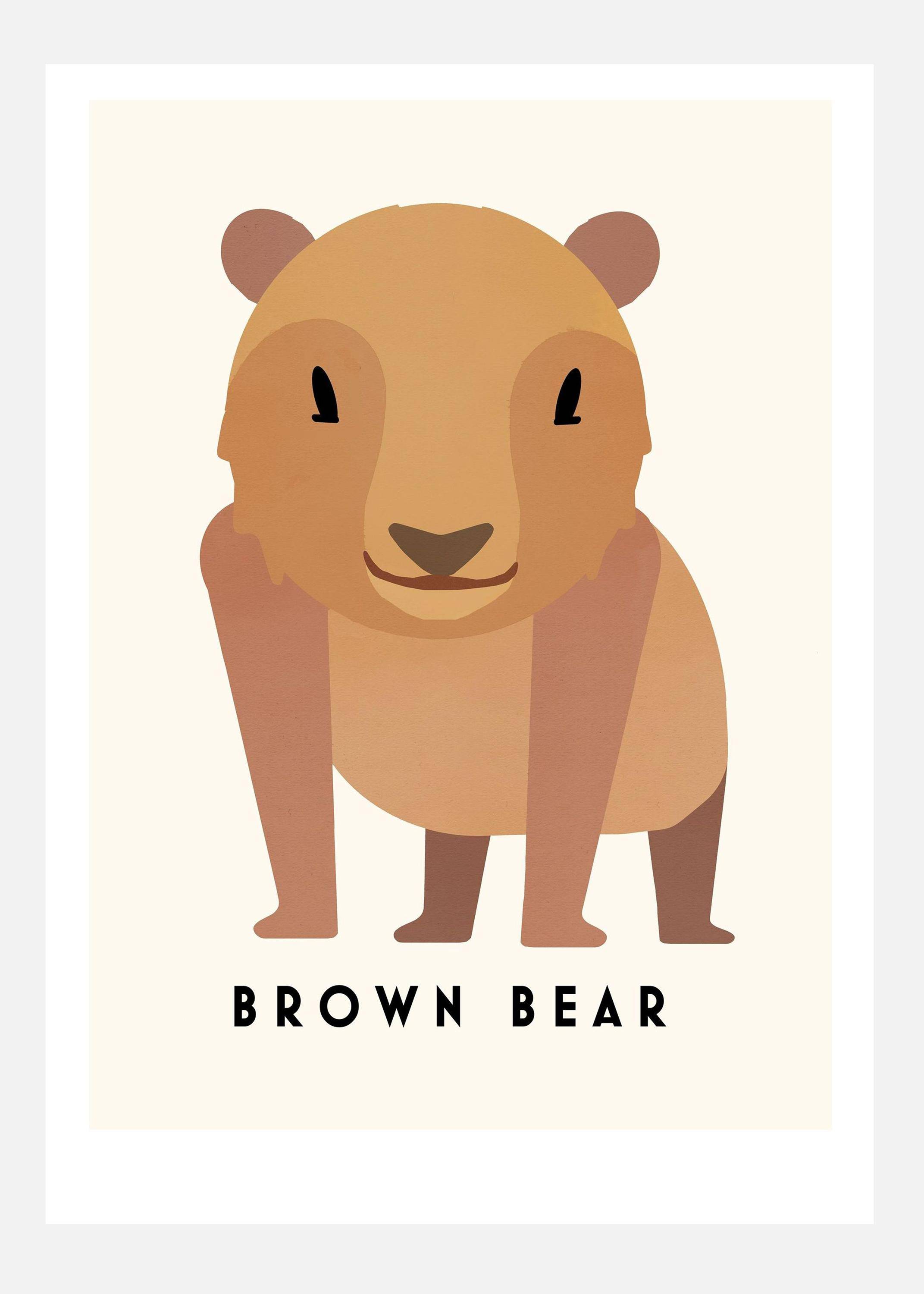 Bear Canvastavla (30x40 cm)