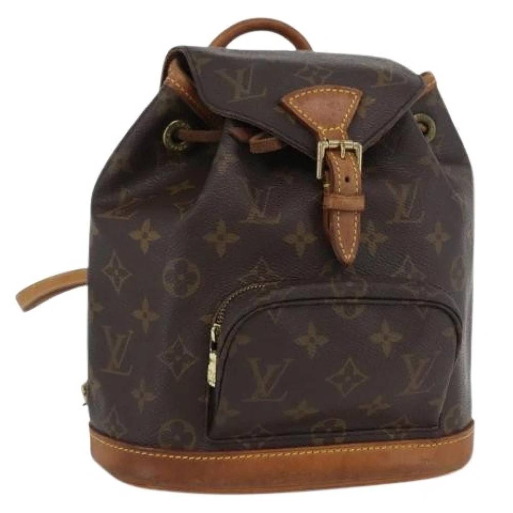 Louis Vuitton Vintage - Pre-owned Montsouris Mini Ryggsäck Vintage - Dam - ONE Size - Läder