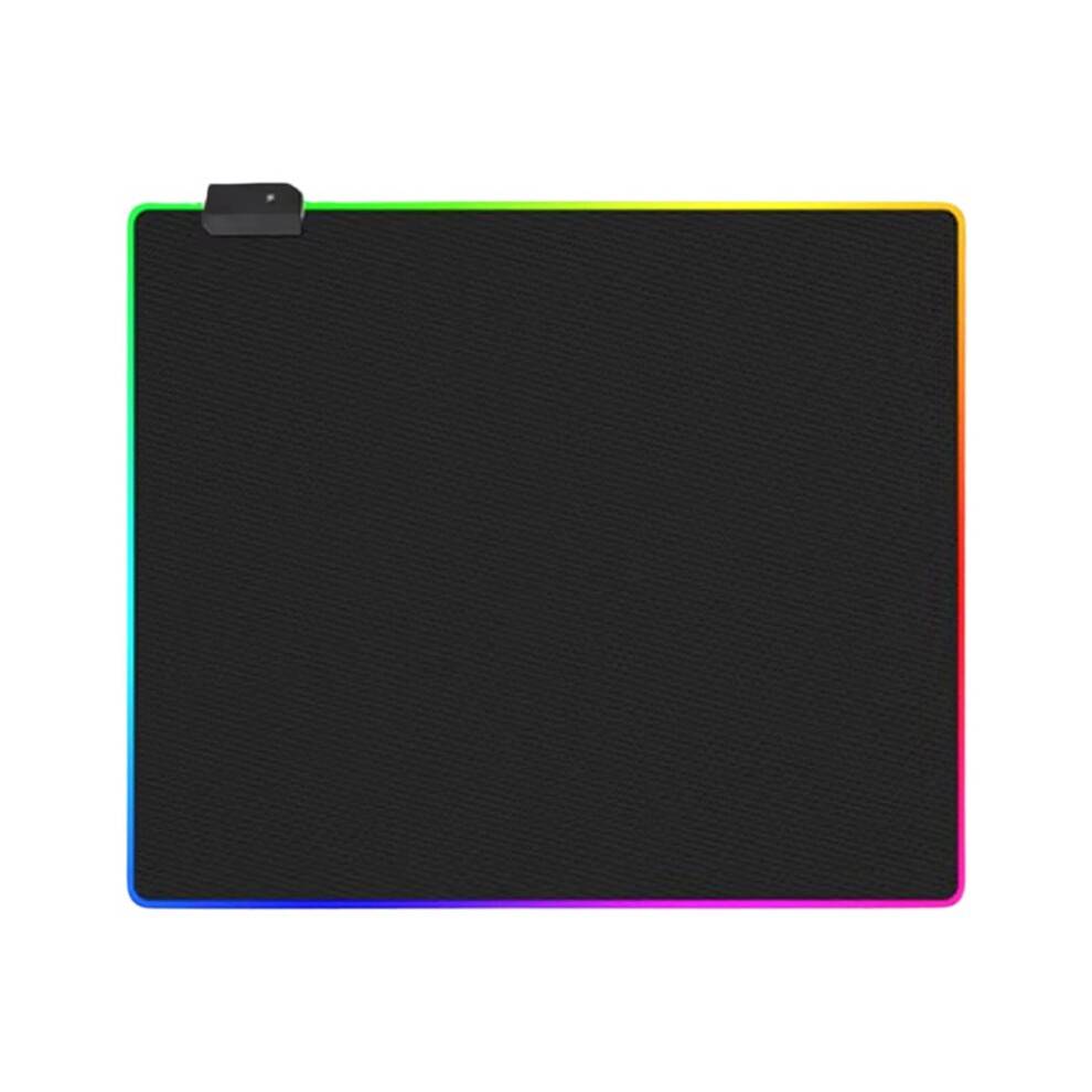 RGB Gaming Mouse Pad LED Light Keyboard Cover Desk Mat Colorful Mouse Pad Waterproof Multi-Size PC Computer with Backlit