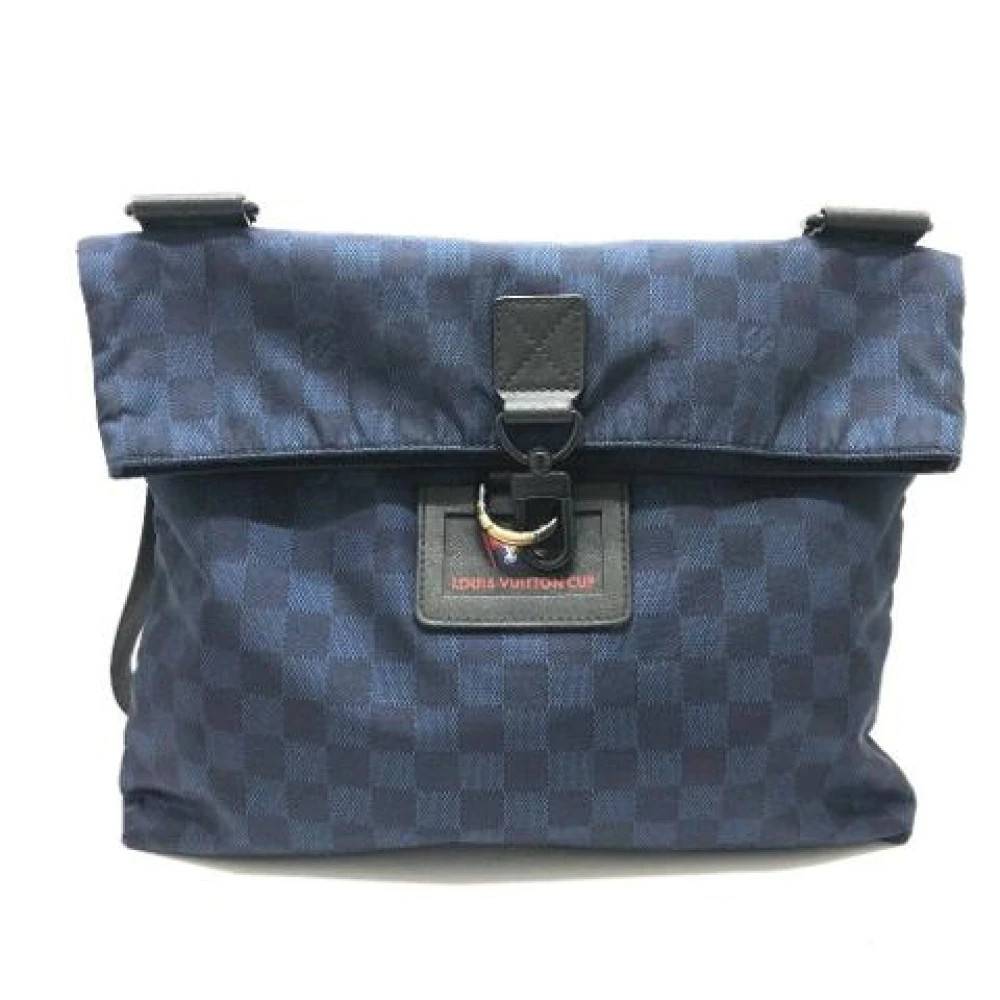Louis Vuitton Vintage - Pre-owned Damier Axelremsväska Vintage - Herr - ONE Size - Nylon