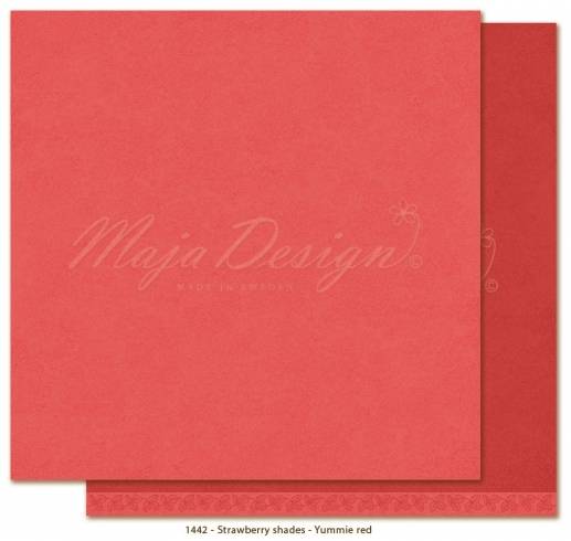 Maja Monochromes - Strawberry Thief - Yummie Red