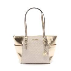 Michael Kors Pre-owned, Pre-owned, Dame, Hvid, ONE SIZE, Uld, Pre-owned Canvas totes