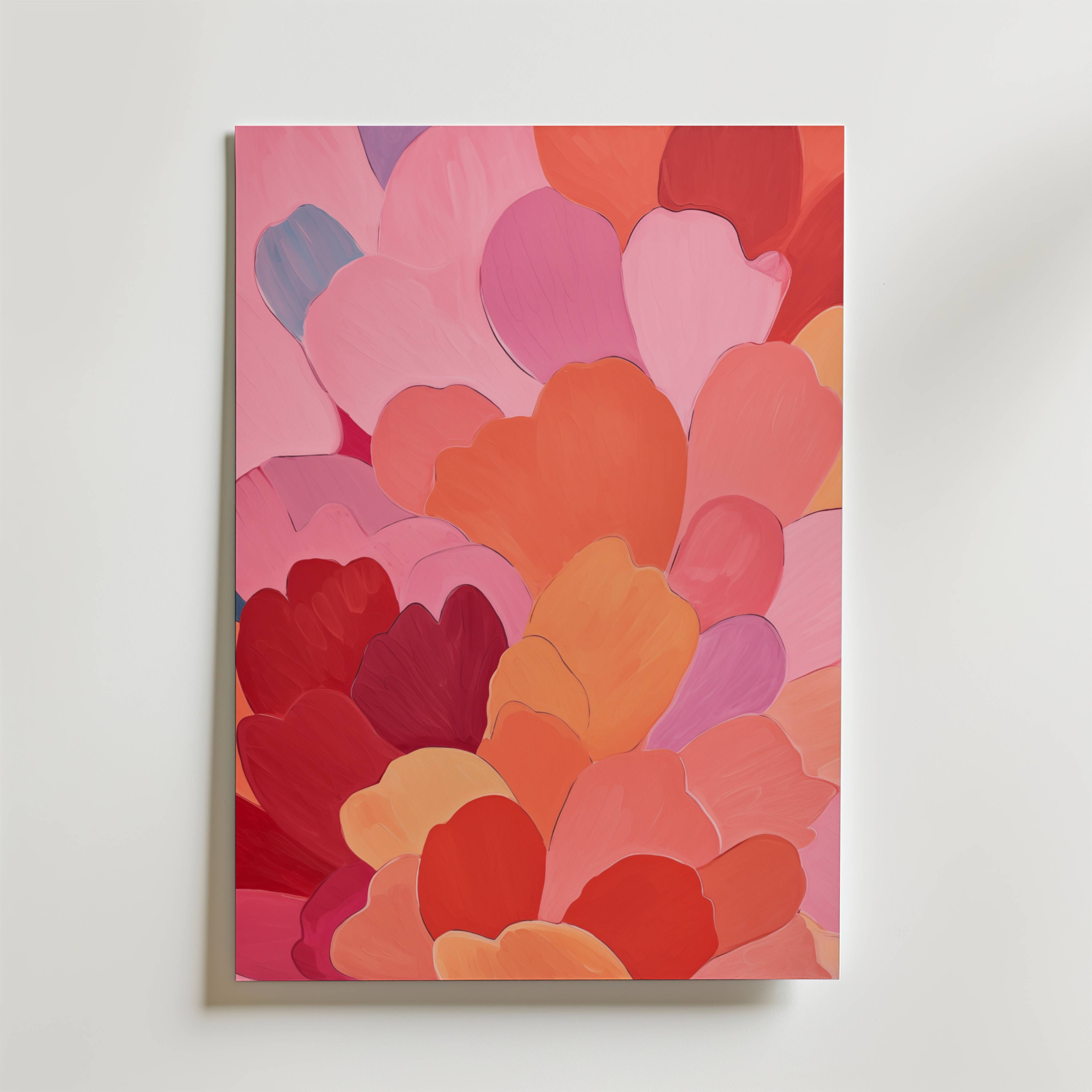 Petals of Dawn Poster - Premium Canvas 30x40 cm