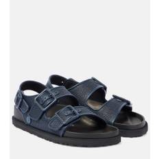 Birkenstock 1774 Milano Luxe raffia sandals - blue - EU 39