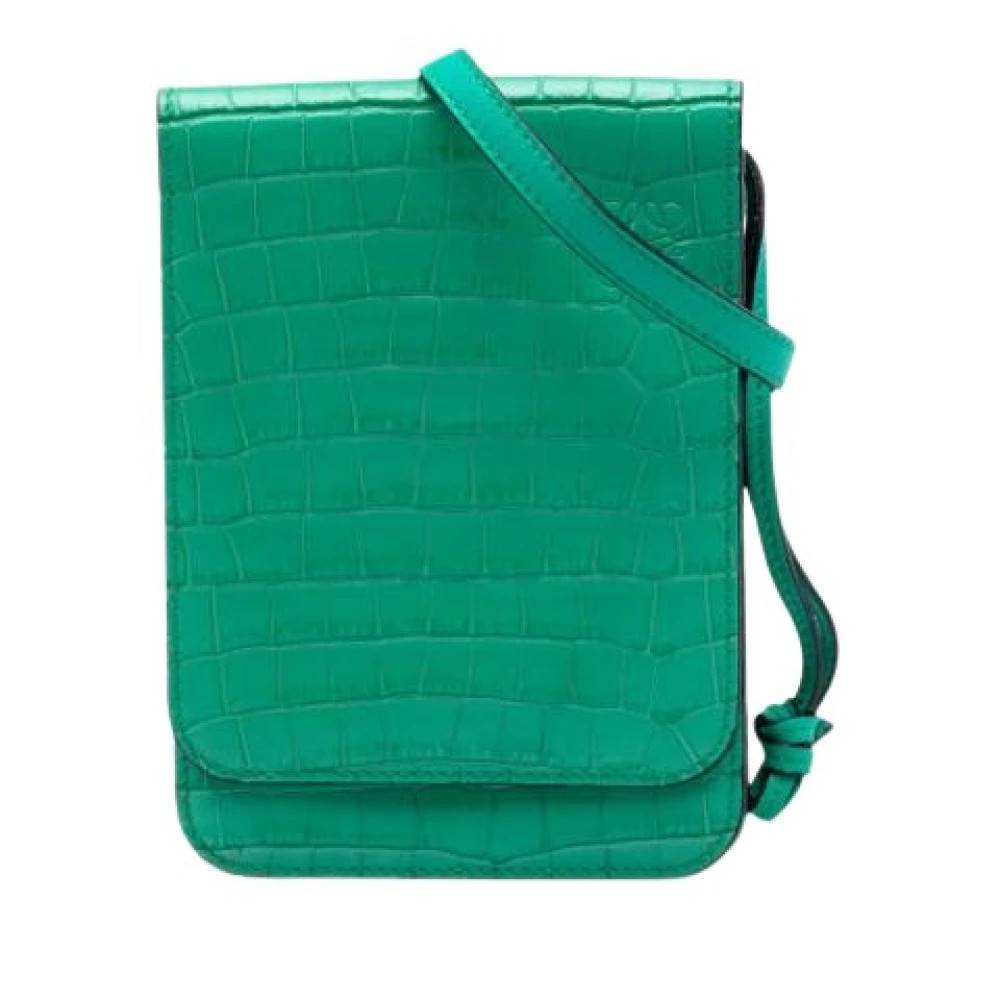 Loewe Pre-owned Pre-owned Crossbody Taske - Vintage - Dame - Grøn - ONE SIZE - Læder
